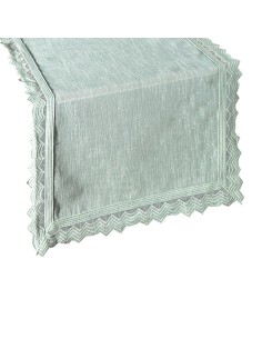 OBRUS DEKORACYJNY 35 X 180 CM MIĘTOWY 2