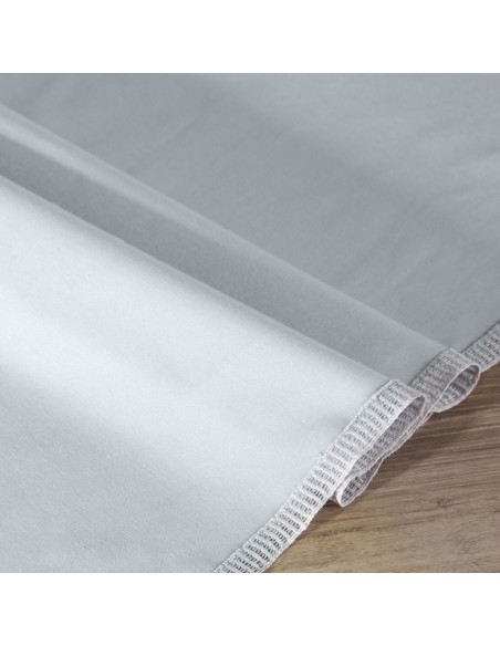 OBRUS DEKORACYJNY 150 X 300 CM POPIELATY