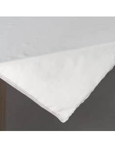 OBRUS DEKORACYJNY 80 X 80 CM BEŻOWY