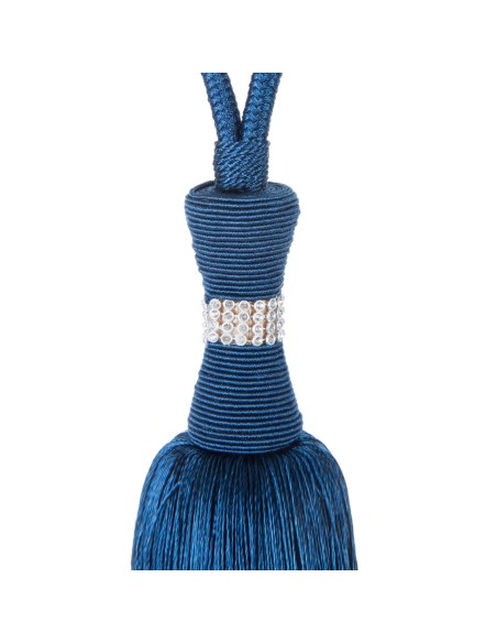 SZNUR DEKORACYJNY SUSANE 74 CM GRANATOWY