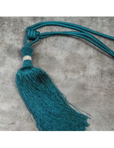 SZNUR DEKORACYJNY SUSANE 74 CM TURKUSOWY