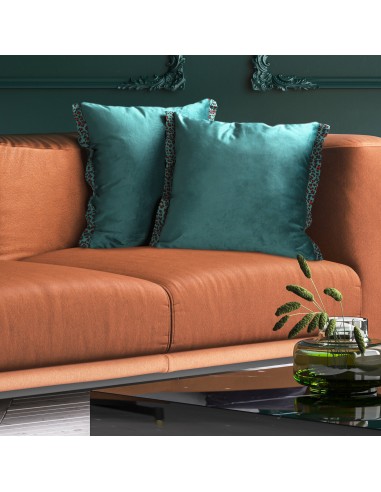 POSZEWKA EMA 45 X 45 CM CIEMNOTURKUSOWY