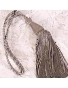 SZNUR DEKORACYJNY ALISA 80 CM STALOWY