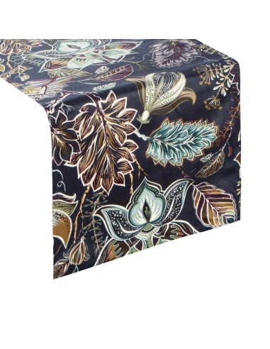 OBRUS GRACIA 33 X 140 CM GRANATOWY