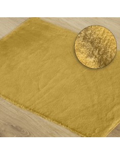 DYWANIK ŁAZIENKOWY EMILIO 60 X 90 CM MUSZTARDOWY