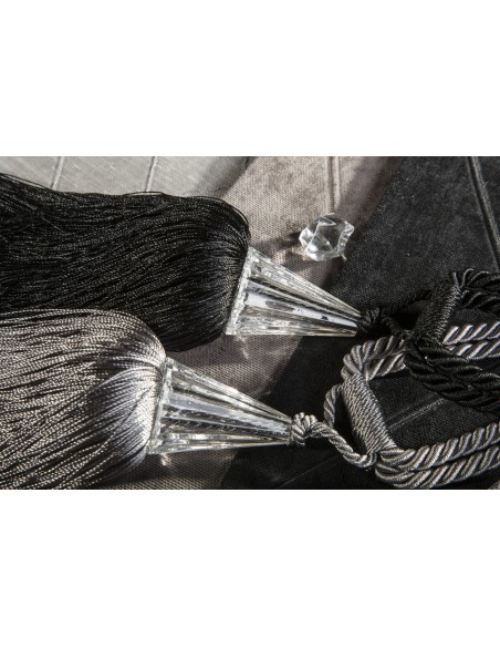 SZNUR DEKORACYJNY 4036 58 CM CIEMNOMIĘTOWY