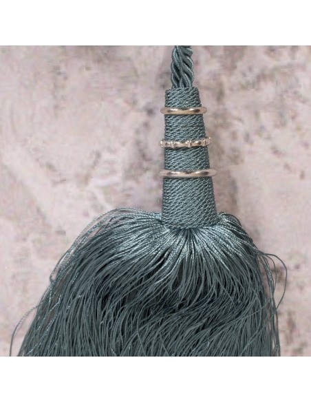 SZNUR DEKORACYJNY ALORA 70 CM CIEMNOMIĘTOWY