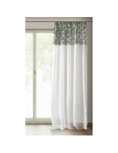 ZASŁONA GOTOWA BOTANIC NA TAŚMIE 140 X 250 CM BIAŁY 2