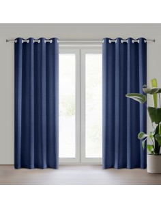 ZASŁONA GOTOWA RITA 140 X 250 CM GRANATOWY