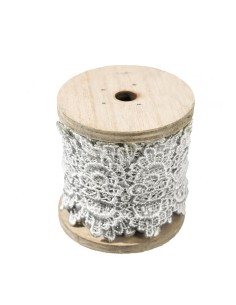 OZDOBA ŚWIĄTECZNA ROLL 8 X 200 CM SREBRNY