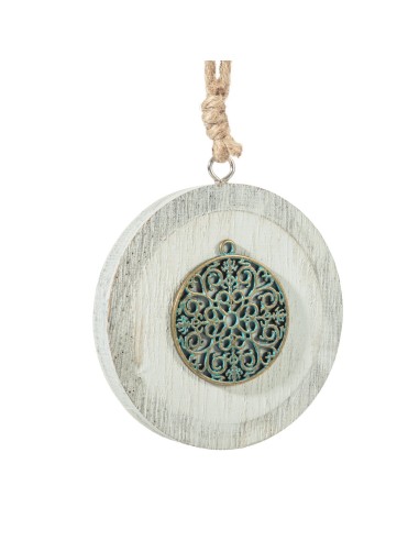 OZDOBA ŚWIĄTECZNA KELLY 01 9 CM BIAŁY