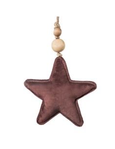 OZDOBA ŚWIĄTECZNA KENDAL 2 15 CM BORDOWY