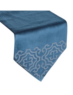 OBRUS ODEL 32 X 140 CM GRANATOWY 2