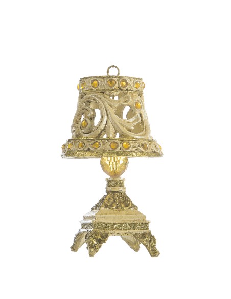 OZDOBA ŚWIĄTECZNA LAMP 1 9 CM ZŁOTY