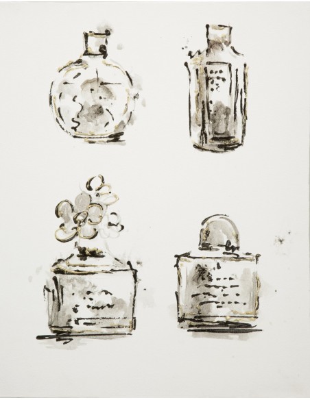 OBRAZ FANCY (2) 35 X 45 CM KREMOWY