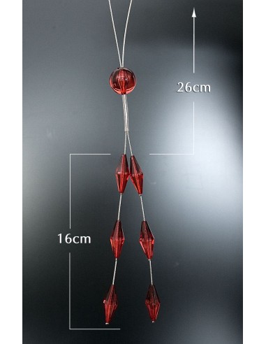 UPINACZ DEKORACYJNY 10 CZERWONY