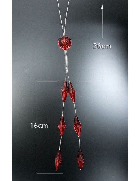 UPINACZ DEKORACYJNY 10 CZERWONY