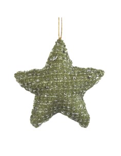 OZDOBA ŚWIĄTECZNA IRIN1 10 X 3 X 10 CM ZIELONY