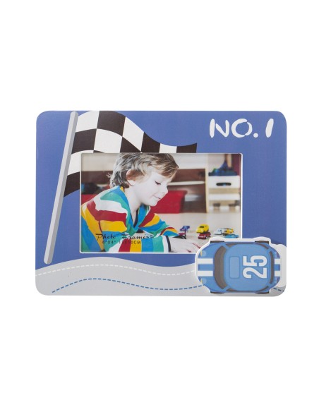 DREWNIANA RAMKA DEKORACYJNA ALEX (05) 22 X 1 X 17 CM NIEBIESKI