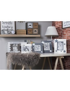 DREWNIANA RAMKA DEKORACYJNA ALVI (02) 21 X 2 X 26 CM 2