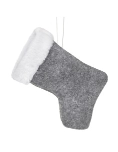 OZDOBA ŚWIĄTECZNA PLUSH 15 CM STALOWY