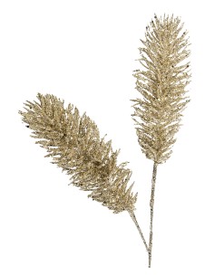 GAŁĄZKA ŚWIĄTECZNA DEKORACYJNA LUCY 44 CM SZAMPAŃSKI