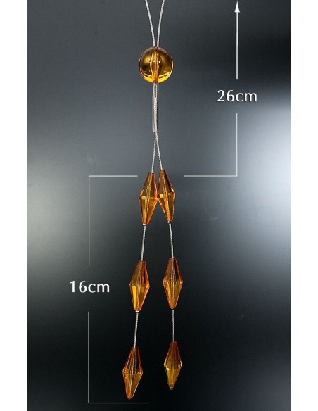 UPINACZ DEKORACYJNY 10 POMARAŃCZOWY