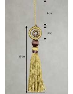 SZNUR DEKORACYJNY 61 OLIWKOWY