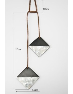 UPINACZ DEKORACYJNY 47 CZARNY