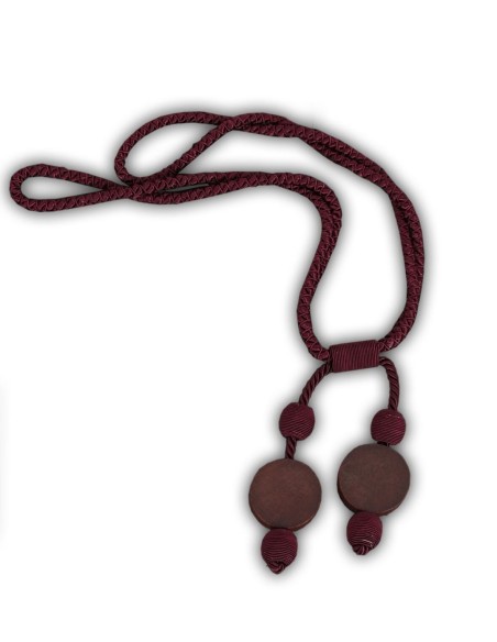 SZNUR DEKORACYJNY 16 BORDOWY