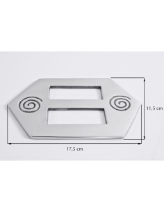 UPINACZ DEKORACYJNY 037 SREBRNY