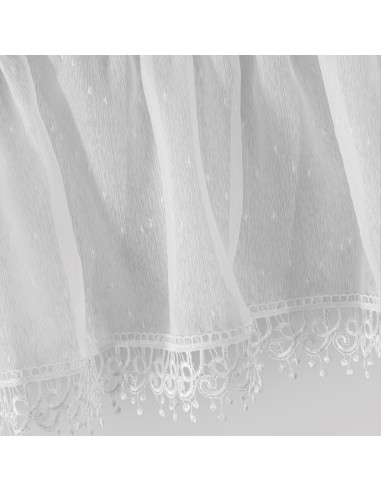 FIRANA GOTOWA DAGMARA-5 400 X 65 CM BIAŁY