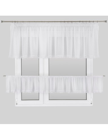 FIRANA GOTOWA DAGMA-2 (2) 400 X 65 CM BIAŁY