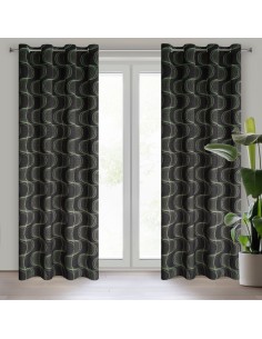 ZASŁONA GOTOWA POLA 140 X 250 CM CZARNY