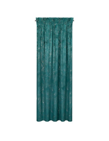 ZASŁONA GOTOWA NADIA NA TAŚMIE 140 X 300 CM CIEMNOTURKUSOWY