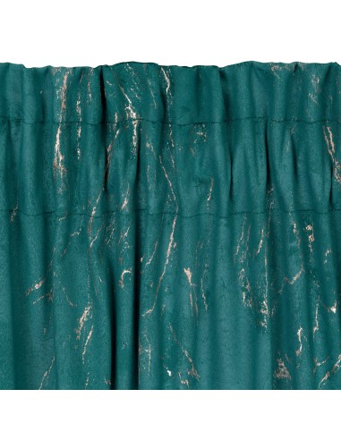 ZASŁONA GOTOWA NADIA NA TAŚMIE 140 X 300 CM CIEMNOTURKUSOWY