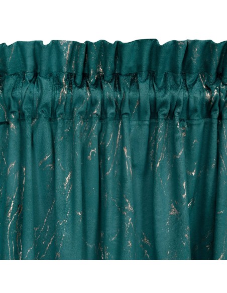 ZASŁONA GOTOWA NADIA NA TAŚMIE 140 X 300 CM CIEMNOTURKUSOWY