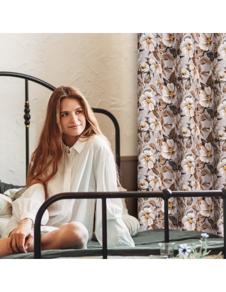 ZASŁONA GOTOWA SIMONA 140 X 250 CM BEŻOWY