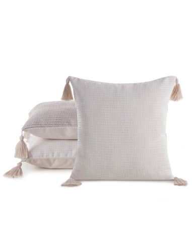 POSZEWKA BOHO 3 45 X 45 CM BEŻOWY