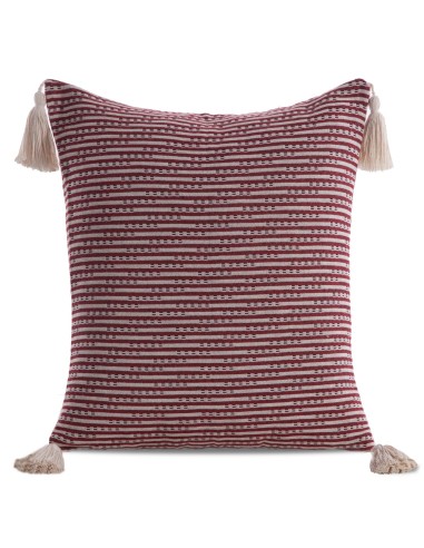 POSZEWKA BOHO 6 45 X 45 CM BORDOWY
