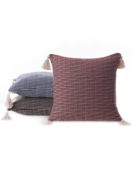 POSZEWKA BOHO 6 45 X 45 CM BORDOWY