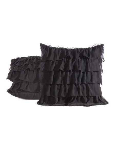 POSZEWKA DAISY 45 X 45 CM CZARNY