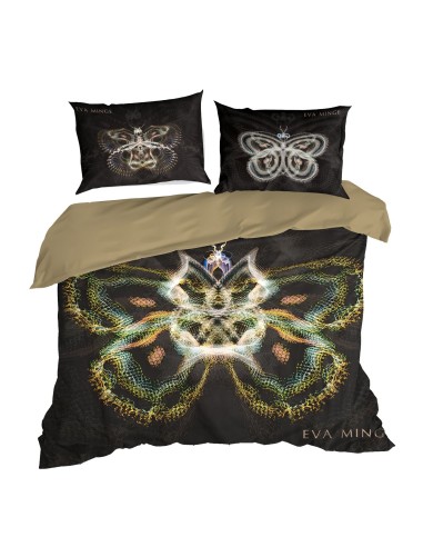 POŚCIEL EVA 11 160 X 200 CM CZARNY