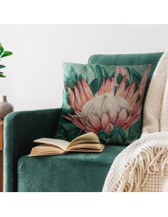 POSZEWKA GOBELIN 09 45 X 45 CM MIĘTOWY 2