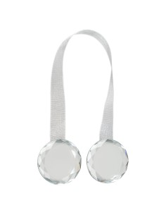 UPINACZ DEKORACYJNY Z MAGNESEM 4 X 15 CM BIAŁY