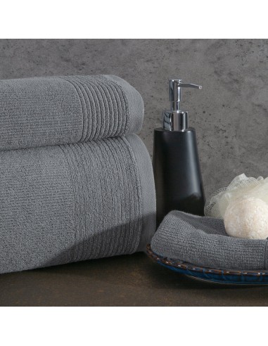 RĘCZNIK LARI (10) 50 X 90 CM JASNOSREBRNY