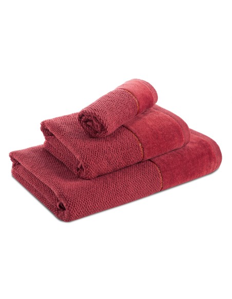 RĘCZNIK ARIA (06) 70 X 140 CM BORDOWY