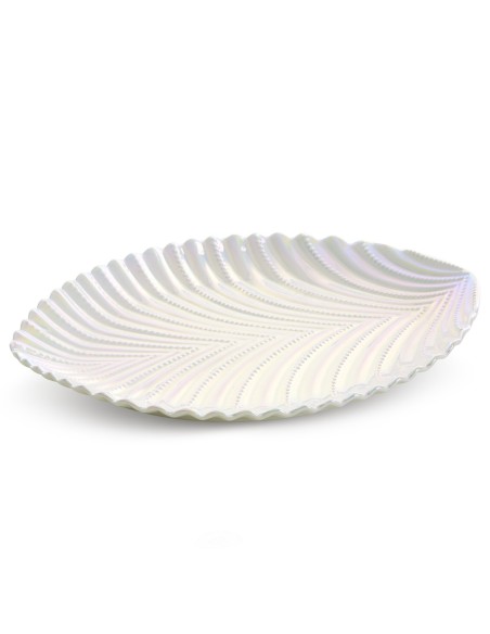 PATERA DEKORACYJNA NELA (04) 34 X 27 X 3 CM PERŁOWY