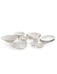 MISA DEKORACYJNA AVRIL O 25 X 8 CM KREMOWY 2