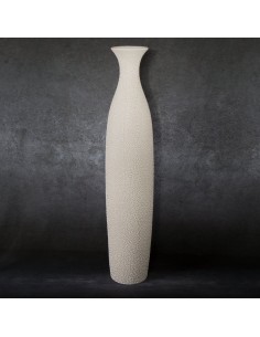 WAZON DEKORACYJNY RISO O 13 X 63 CM KREMOWY 2